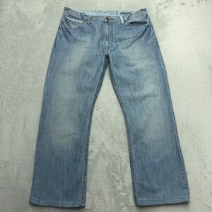 Levi's SilverTab Jeans Mens 36 Blue Boot Cut Light Wash Relaxed Fit Denim